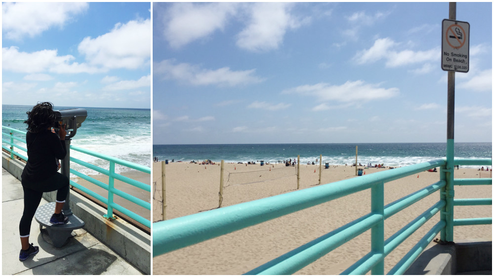 Visiting Manhattan Beach in California