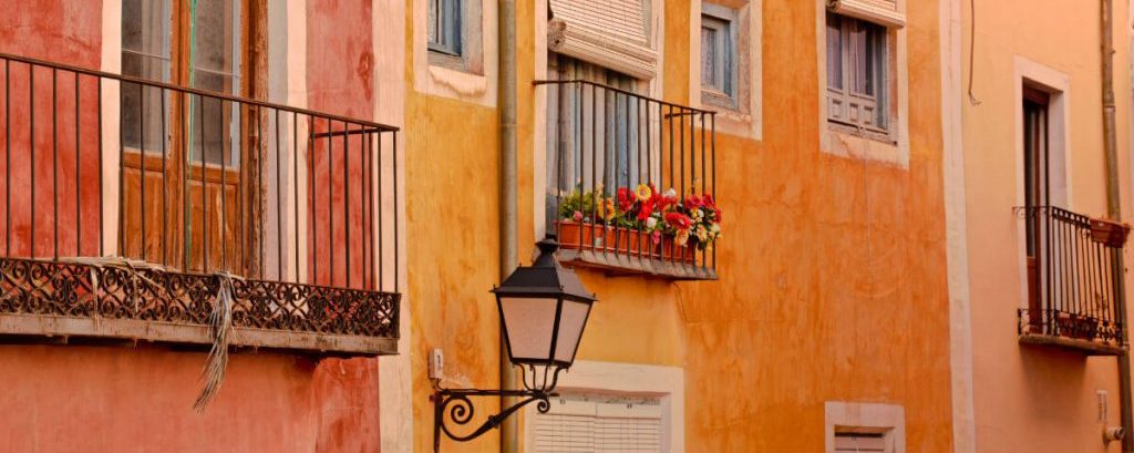 The colourful houses of Cuenca
