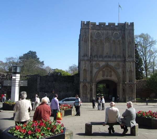 Abbey Gate on Angel Hill