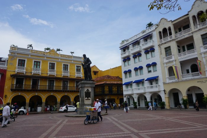 Visiting the old town of Cartagena