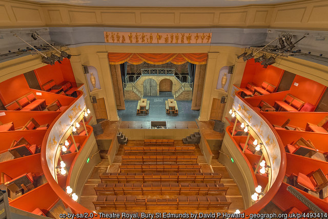 The Theatre Royal is a regency playhouse and one of the top things to do in Bury St Edmunds