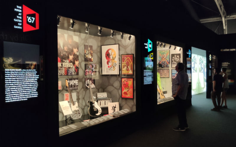 Exhibitions showing off much of the Pink Floyd personal effects