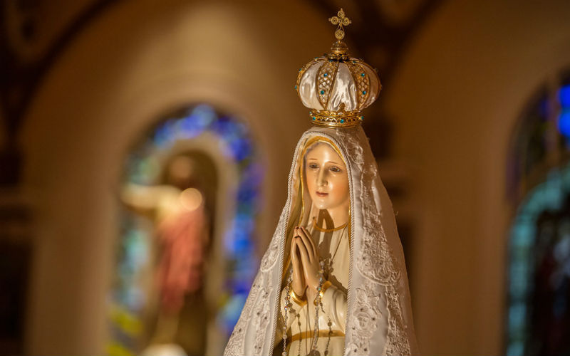 Th Virgin Mary is at the centre of any  Fatima pilgrimage