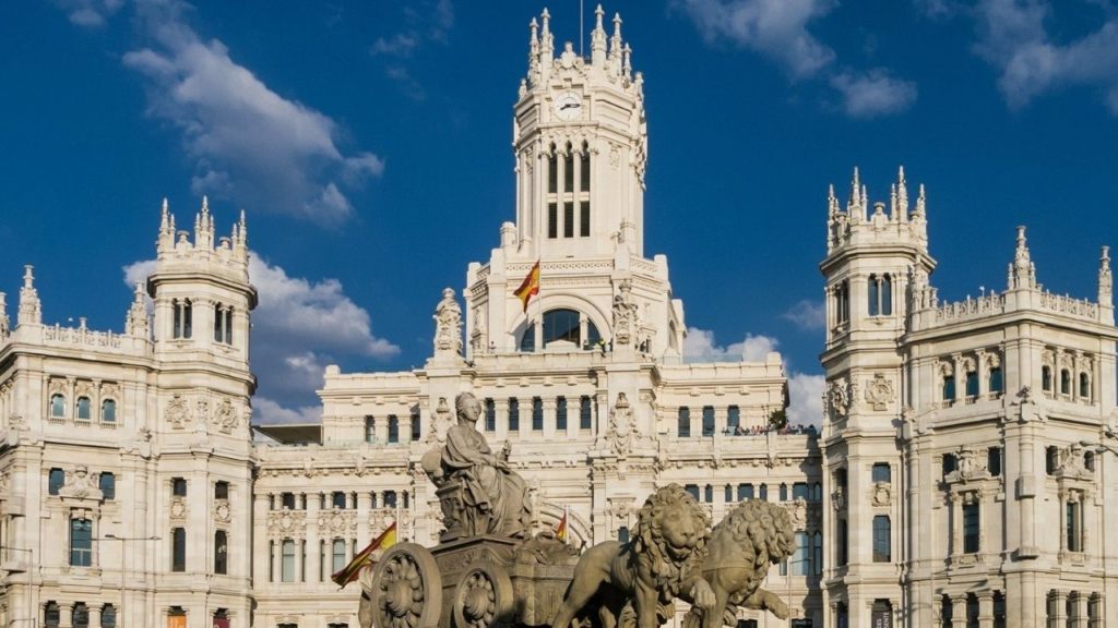 Plaza Cibeles is a must see tourist stop in Madrid city centre