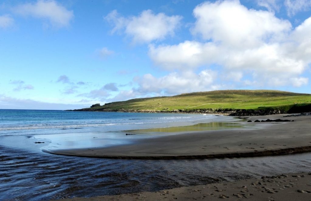 A summer's day at Norwick Beach in Unst