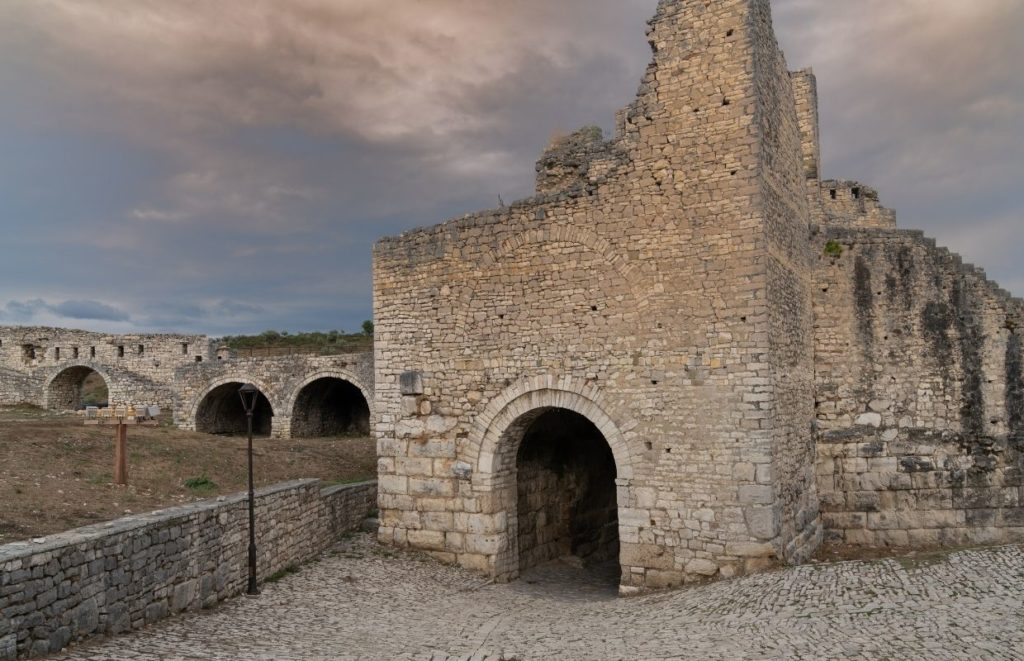 The entrance of Berat Castle, one of the most popular things to do in Berat