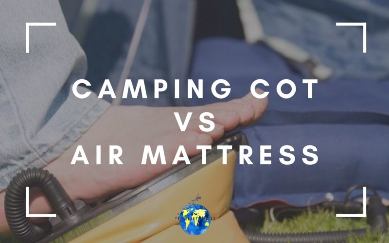 car camping cot vs air mattress
