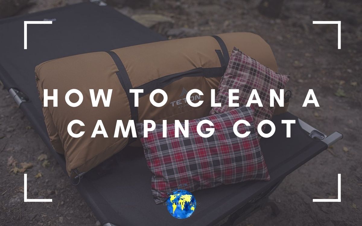 How to clean a camping cot