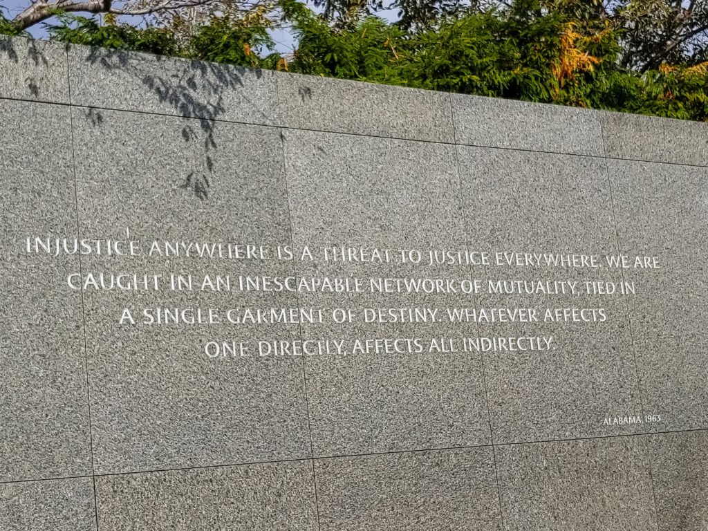 martin luther king jr quote dc