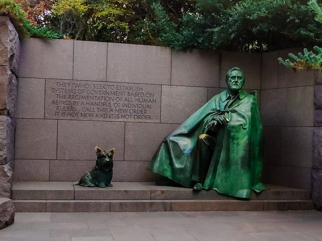 franklin delano roosevelt memorial dc