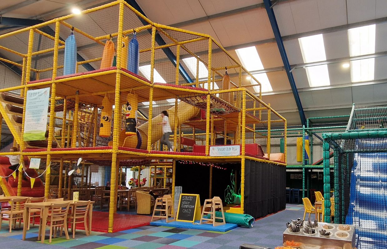 The Quince Honey Farm Play Hive soft play area