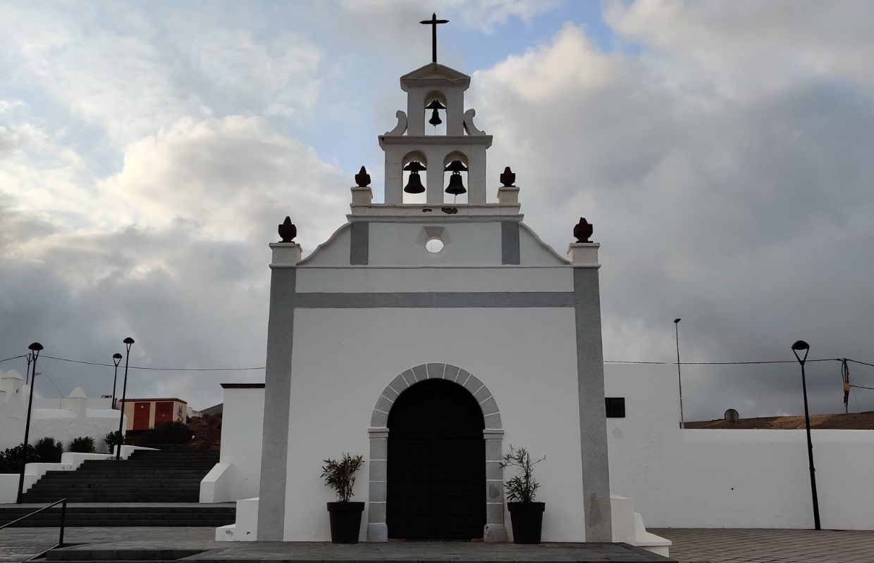 A traditional church in Lanzarote