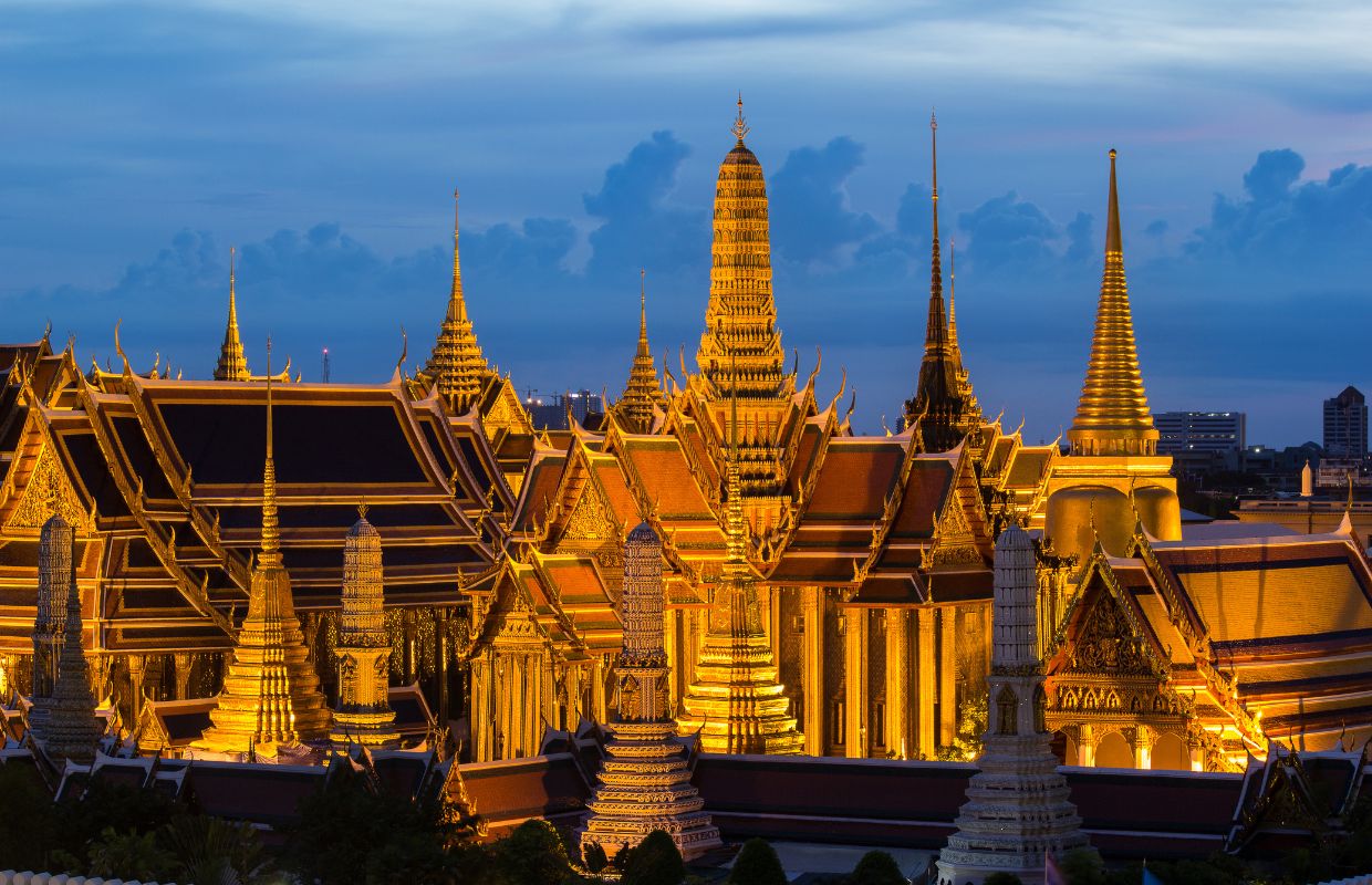 The Grand Palace, Bangkok, at twilight