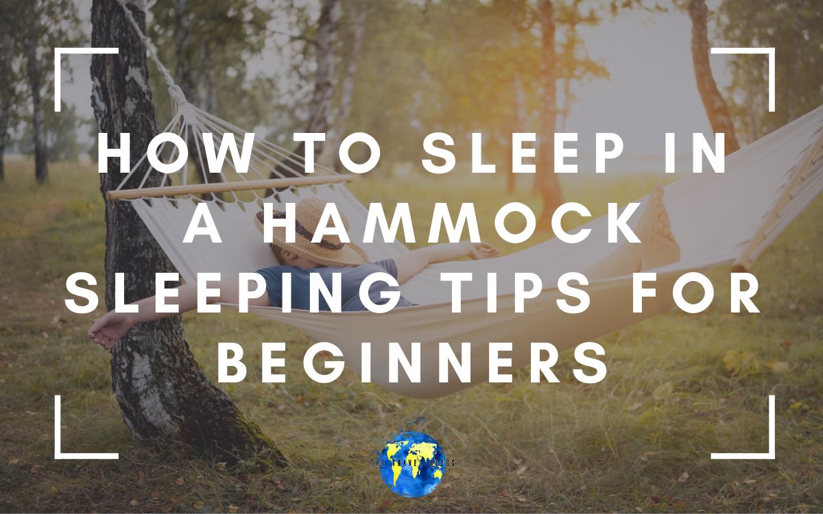 How to sleep in a hammock