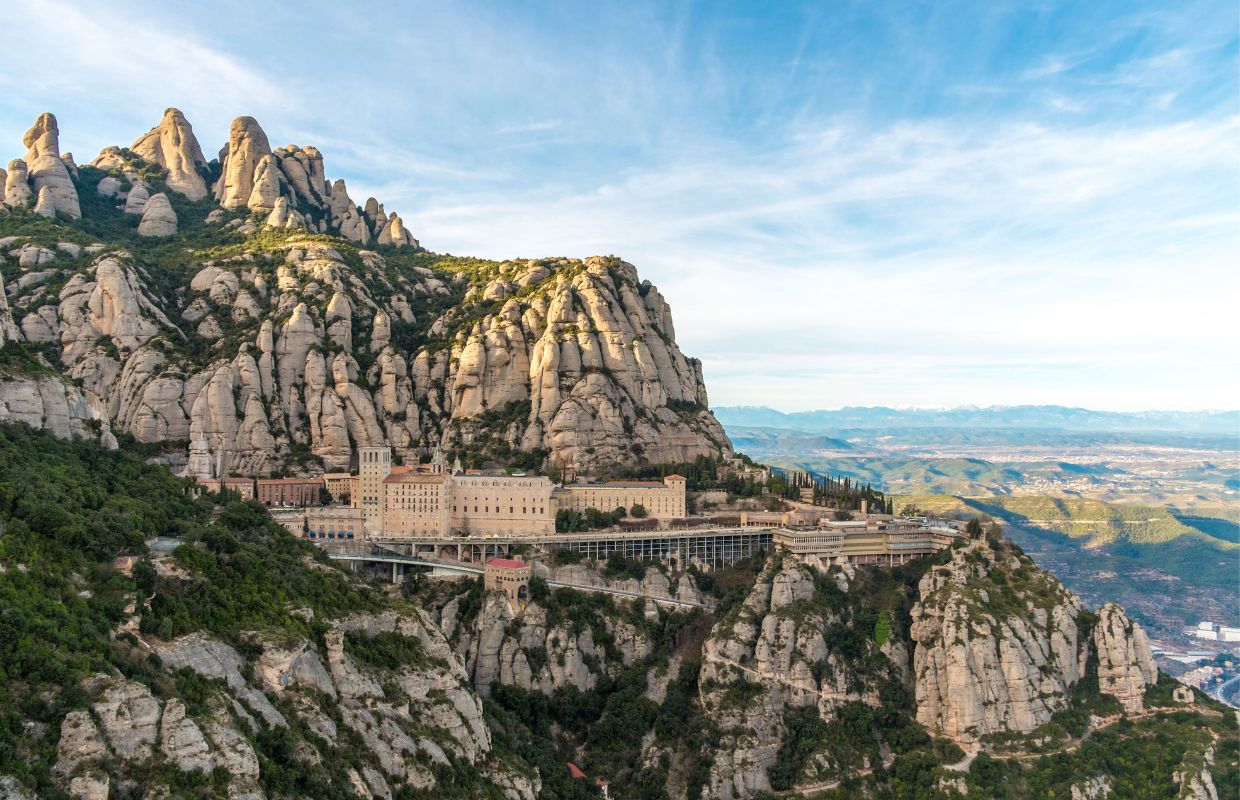The stunning Montserrat mountain and monestary