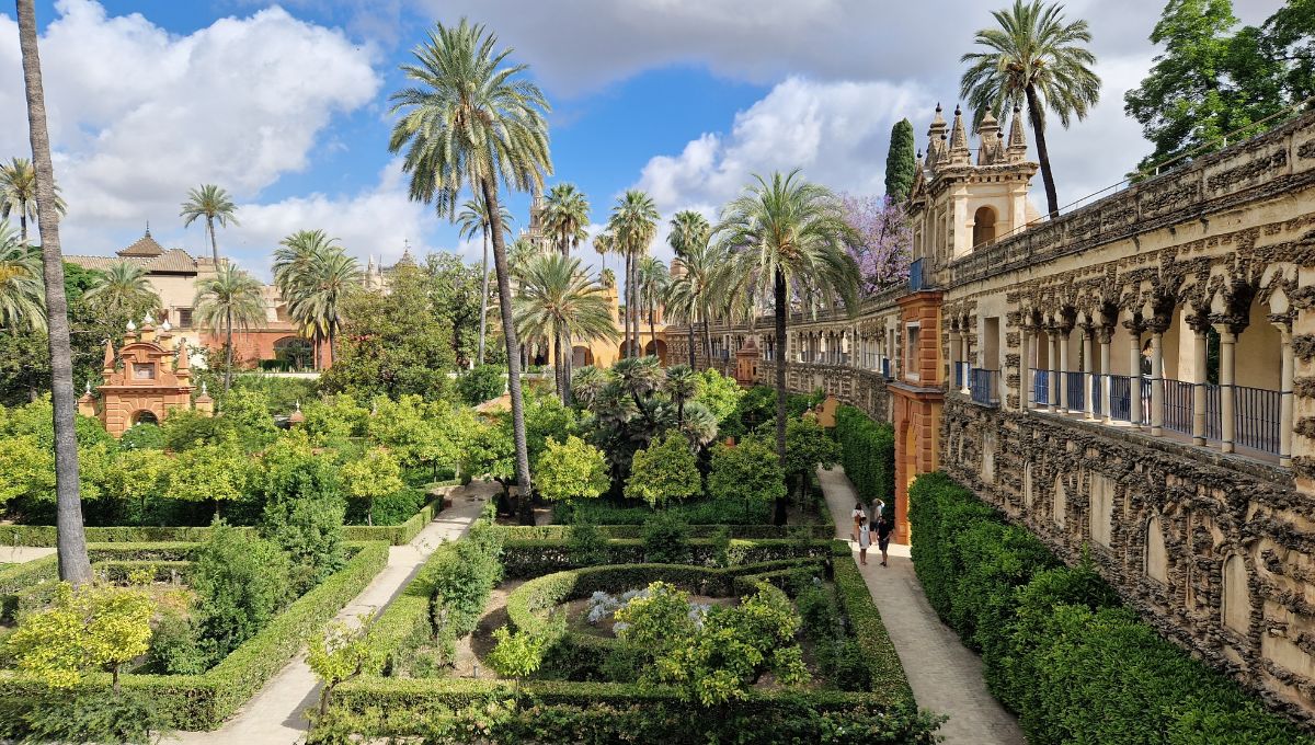 The gardens of the Real Alcazar of Seville