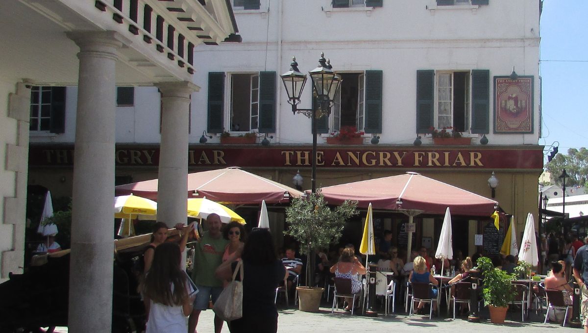 The Angry Friar pub in Gibraltar