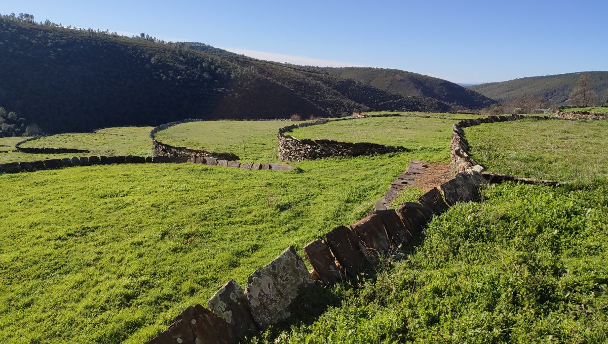 Las Eras in Monsagro on a Spring day